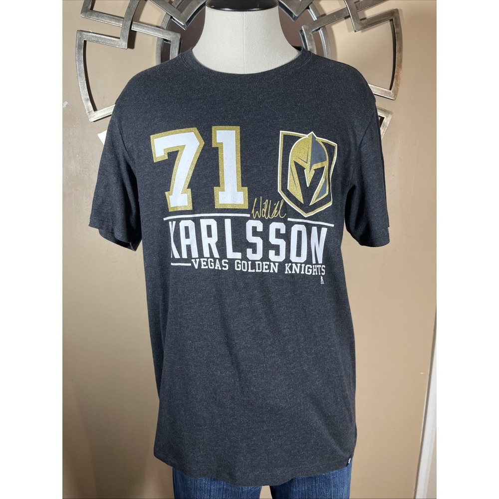 Las Vegas Golden Knights NHL HOCKEY T-Shirt Karlsson Size S